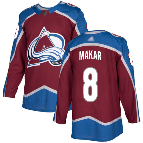 Colorado Avalanche #8 Cale Makar Burgundy Home Stitched NHL Jersey