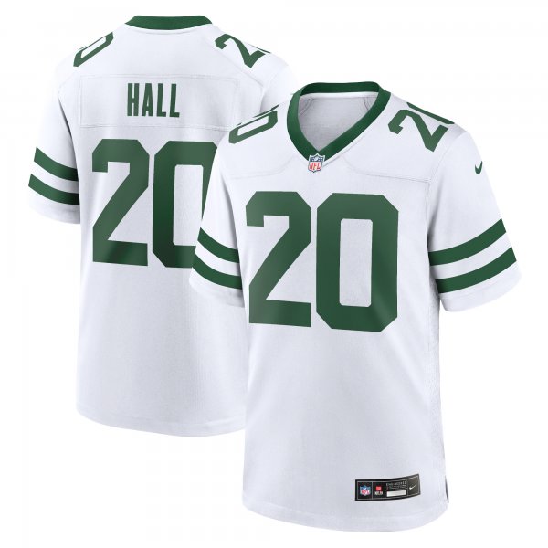 Men's New York Jets Breece Hall Nike Legacy White Game Jersey