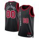 Unisex Chicago Bulls  Nike Black 2023/24 Custom Swingman Jersey - City Edition