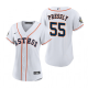 Women's Houston Astros Ryan Pressly White 2022 World Series Cool Base Jersey