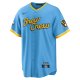 Men's Milwaukee Brewers Lorenzo Cain Nike Powder Blue City Connect Replica Player Jersey