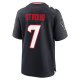 Men's Houston Texans C.J. Stroud Nike Navy Game Jersey