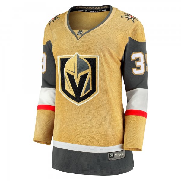 Women's Vegas Golden Knights Anthony Mantha Fanatics Gold Home Breakaway Player Jersey