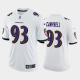 Men's Baltimore Ravens #93 Calais Campbell Vapor Untouchable Limited Jersey White