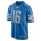 Men's Detroit Lions Jared Goff Nike Blue Player Game Jersey