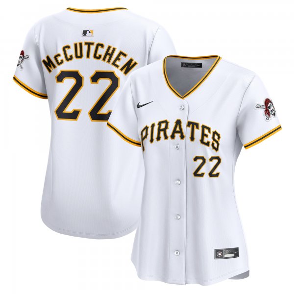 Women's Pittsburgh Pirates Andrew McCutchen Nike White Home Limited Player Jersey