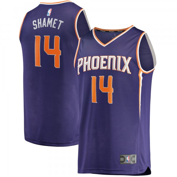 Men's Phoenix Suns Landry Shamet Fanatics Purple Fast Break Replica Jersey - Icon Edition