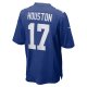 Men's New York Giants Dennis Houston Nike  Royal Team Game Jersey