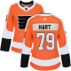 Philadelphia Flyers #79 Carter Hart Orange Home Women's Stitched NHL Jersey