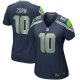 Women's Seattle Seahawks Jim Zorn Nike College Navy Game Retired Player Jersey