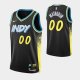 2023-24 City Edition Indiana Pacers #00 Bennedict Mathurin Black Swingman Jersey