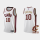 Men's Cleveland Cavaliers #10 Darius Garland 2022-23 Association Edition White Gold is Back NBA Jersey