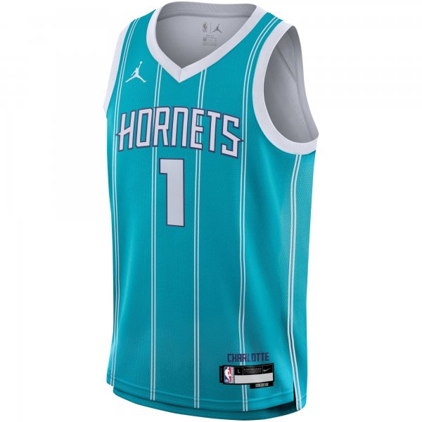 Youth Charlotte Hornets LaMelo Ball Nike Teal Swingman Jersey - Icon Edition