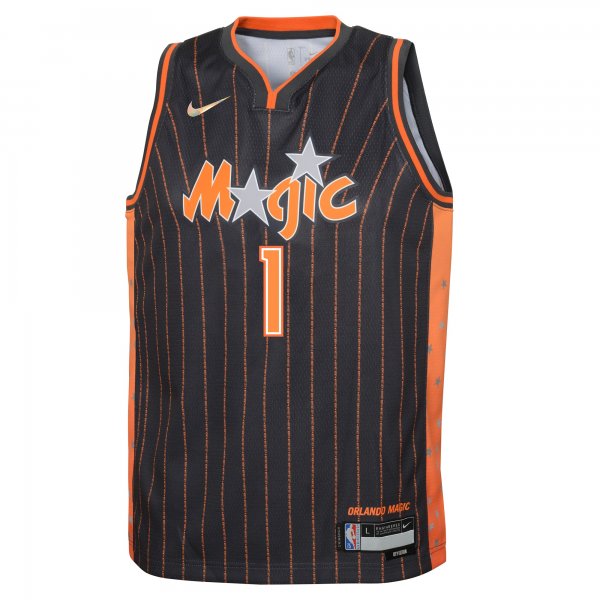 Youth Orlando Magic Jonathan Isaac Nike Anthracite Swingman Jersey - City Edition