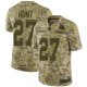 Youth Cleveland Browns #27 Kareem Hunt Camo Limited NFL 2018 Salute To Service Jersey