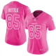 Women's Nike San Francisco 49ers #85 George Kittle Limited Rush Fashion Pink NFL Jersey