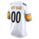 Men's Pittsburgh Steelers Nike White Game Custom Jersey