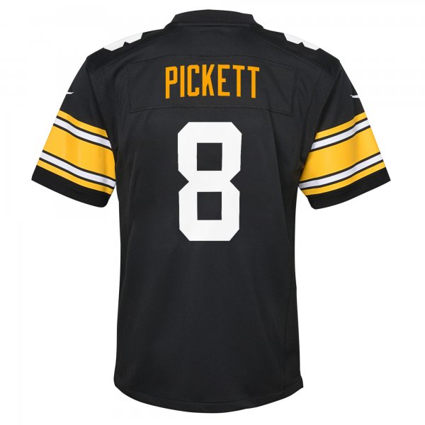 Youth Pittsburgh Steelers Kenny Pickett Nike Black Game Jersey