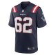 Men's New England Patriots Sidy Sow Nike  Navy Team Game Jersey