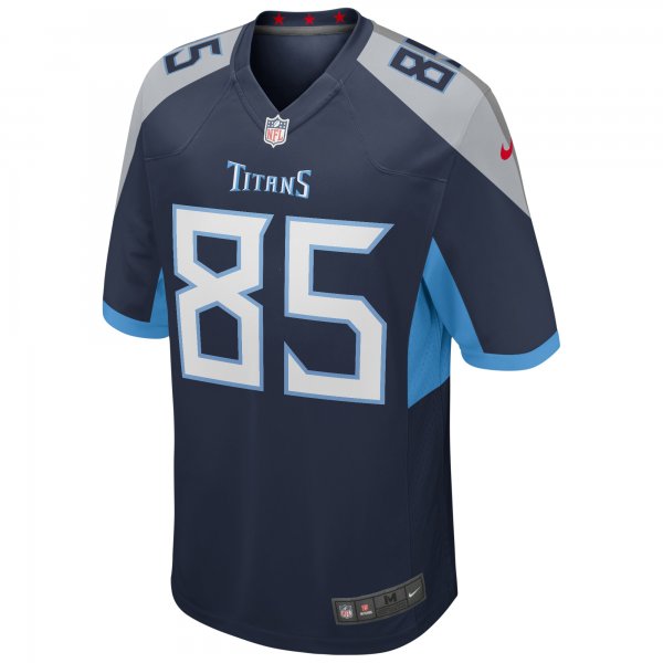 Men's Tennessee Titans Derrick Mason Nike Navy Game Retired Player Jersey