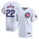 Men's Chicago Cubs #22 Matt Mervis Nike White Home Limited Player Jersey