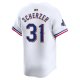 Men's Texas Rangers Max Scherzer Nike White 2024 Gold Collection Limited Player Jersey