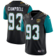 Men's Nike Jacksonville Jaguars #93 Calais Campbell Black Alternate Stitched NFL Vapor Untouchable Limited Jersey