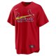 Men's St. Louis Cardinals  Nike Red Big & Tall Alternate Replica Team Jersey