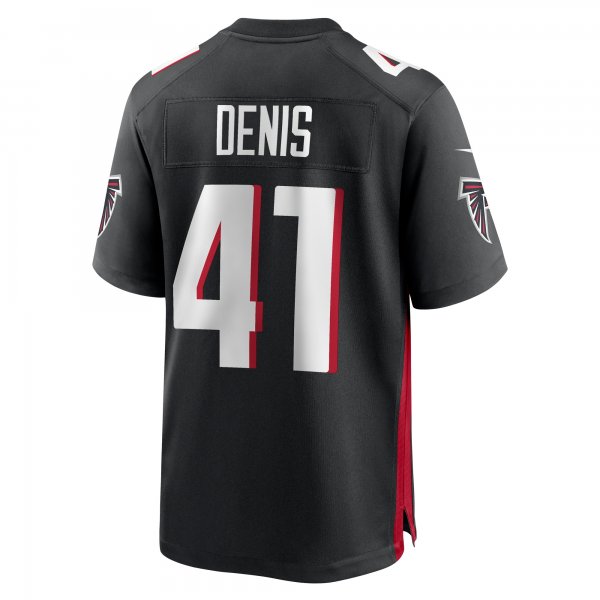 Men's Atlanta Falcons Lukas Denis Nike  Black  Game Jersey