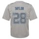 Youth Indianapolis Colts Jonathan Taylor Nike Gray Atmosphere Game Jersey