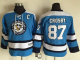 Pittsburgh Penguins #87 Sidney Crosby Blue CCM Throwback Stitched Youth NHL Jersey