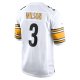 Men's Pittsburgh Steelers Russell Wilson Nike  White White Game Jersey