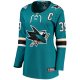 Women's San Jose Sharks Logan Couture Fanatics Teal Home Breakaway Player Jersey