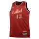 Youth Cleveland Cavaliers Donovan Mitchell Nike Wine  Swingman Replica Jersey - City Edition