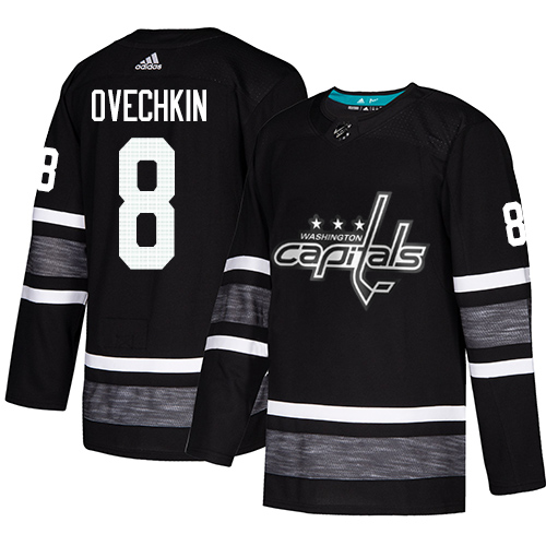 Washington Capitals #8 Alex Ovechkin Black 2019 All-Star Stitched NHL Jersey