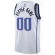 Men's Dallas Mavericks Nike White Custom Swingman Jersey - Association Edition