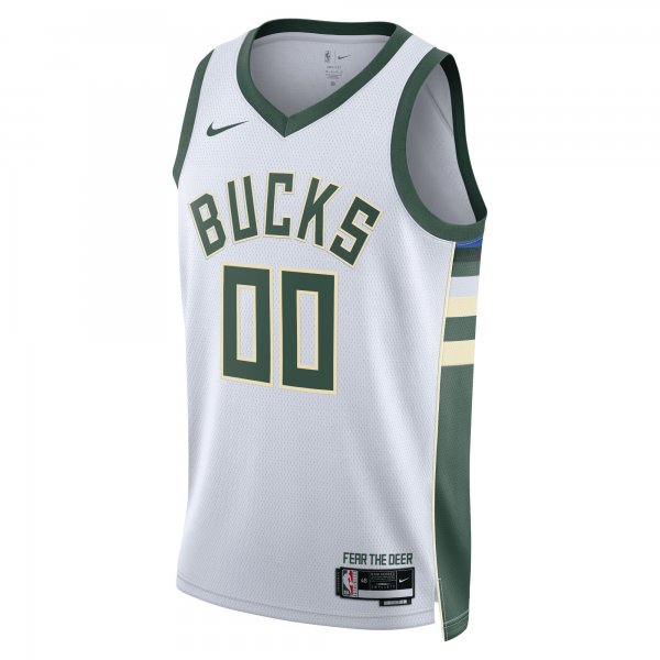 Unisex Milwaukee Bucks Nike White Swingman Custom Jersey - Association Edition