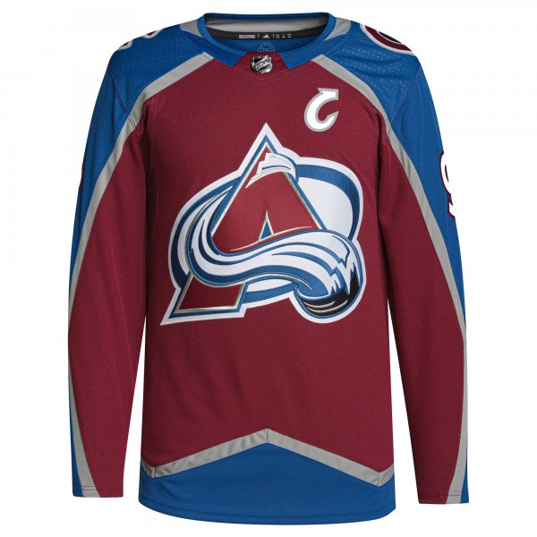 Men's Colorado Avalanche Gabriel Landeskog adidas Burgundy  Primegreen Player Jersey