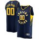 Men's Indiana Pacers Fanatics Navy Fast Break Custom Replica Jersey - Icon Edition