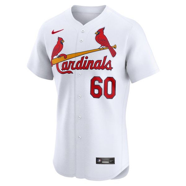 Men's St. Louis Cardinals Guillermo Zu?iga Nike White Home Elite Player Jersey