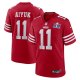 Men's San Francisco 49ers Brandon Aiyuk Nike Scarlet Super Bowl LVIII Game Jersey