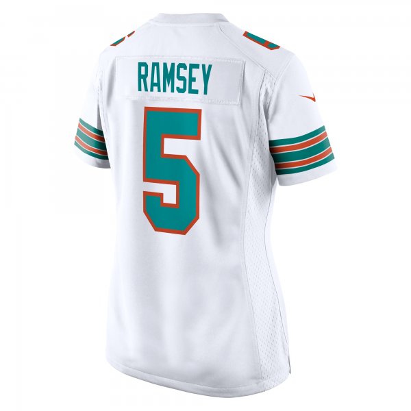 Women's Miami Dolphins Jalen Ramsey Nike White Alternate Game Jersey