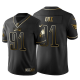 Philadelphia Eagles Fletcher Cox #91 Black Golden Edition Jersey Vapor Untouchable Limited