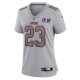 Women's San Francisco 49ers Christian McCaffrey Nike Gray Super Bowl LVIII Atmosphere Fashion Game Jersey