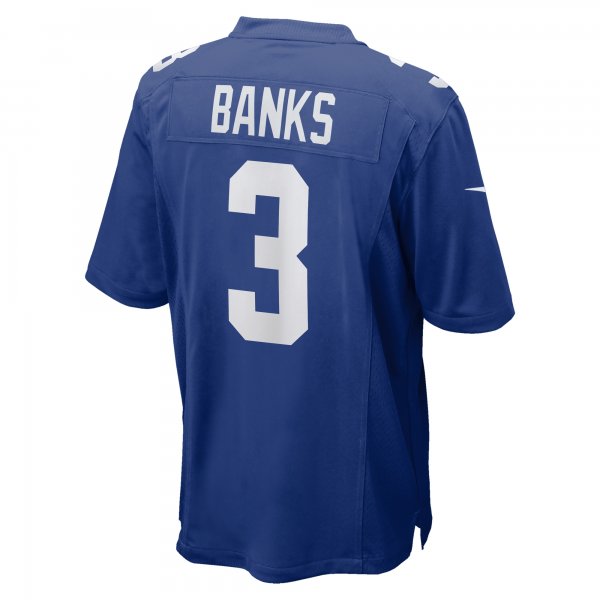 Men's New York Giants Deonte Banks Nike  Royal  Game Jersey