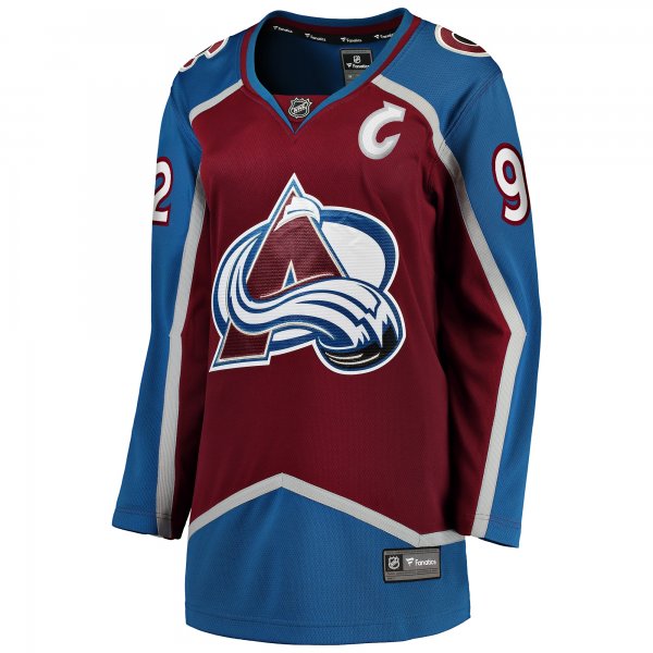 Women's Colorado Avalanche Gabriel Landeskog Fanatics Burgundy Captain Patch Home Breakaway Player Jersey