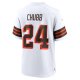 Men's Cleveland Browns Nick Chubb Nike White 1946 Collection Alternate Game Jersey