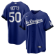 Men's Los Angeles Dodgers #50 Mookie Betts Nike Royal 2021 City Connect Cool Base Player Jersey