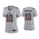 Women's San Francisco 49ers Jimmy Garoppolo Gray Atmosphere Fashion Game Jersey