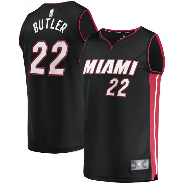 Men's Miami Heat Jimmy Butler Fanatics Black Fast Break Replica Player Jersey - Icon Edition